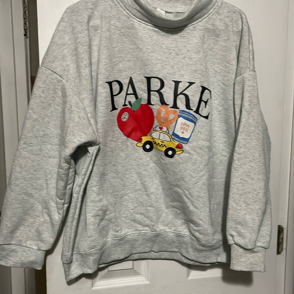New sweatshirt size small to large